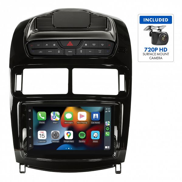 Aerpro AM9680PK 7" Multimedia Receiver Suit Ford Falcon FGX - Piano Black