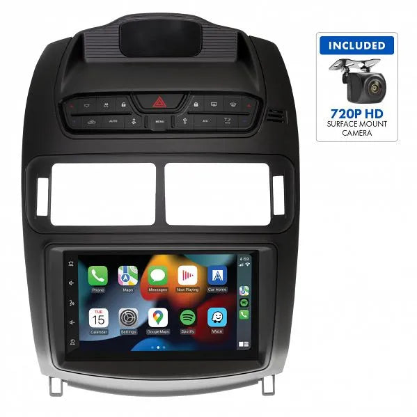 Aerpro AM9680SK 7" Multimedia Receiver Suit Ford Falcon FGX - Satin Black