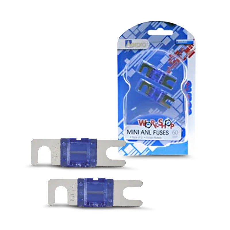 Aerpro AMA60 60 Amp Mini ANL Fuses - 2 Pieces