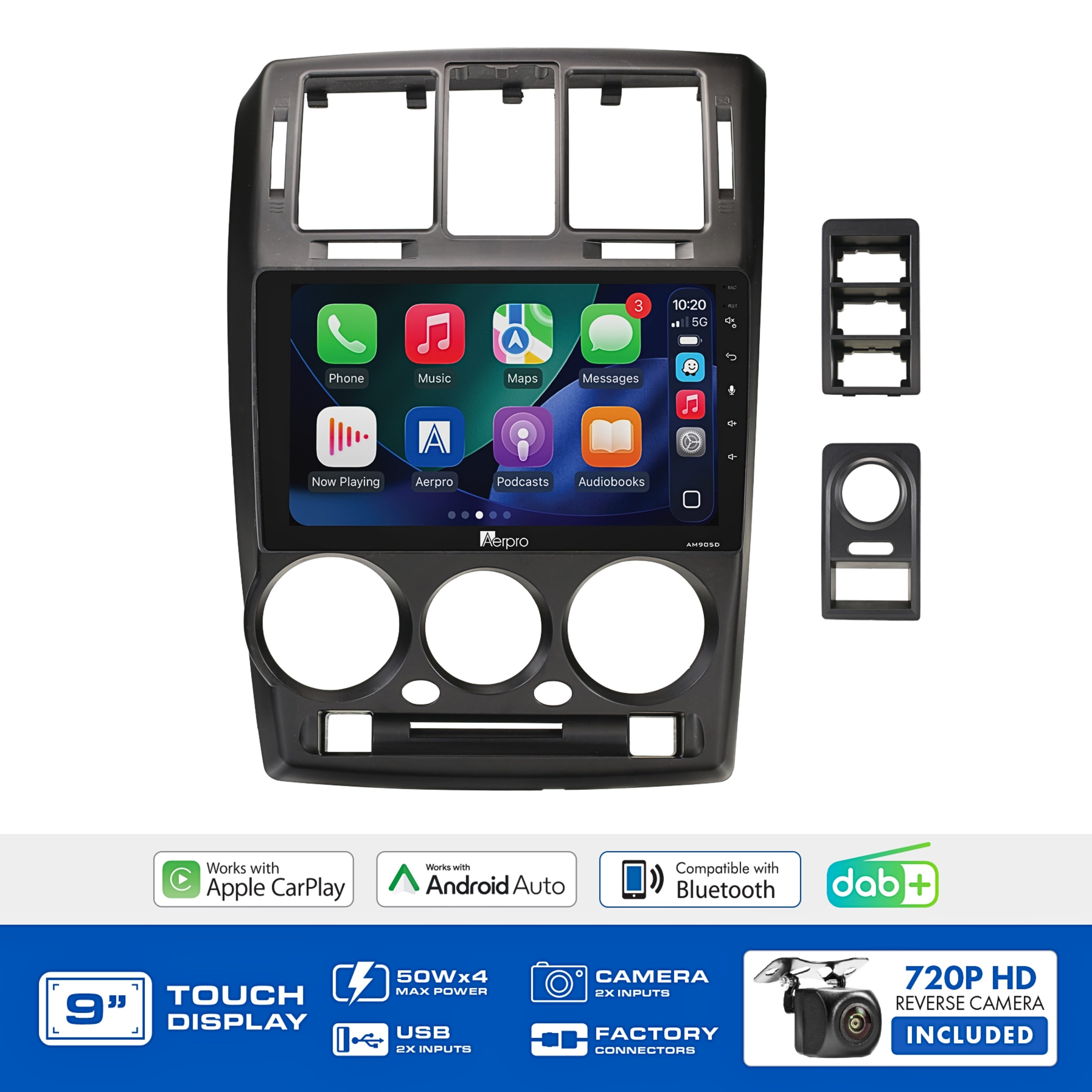 Aerpro AMDHY16 9 Inch Multimedia Receiver Hyundai Getz 2005 to 2011