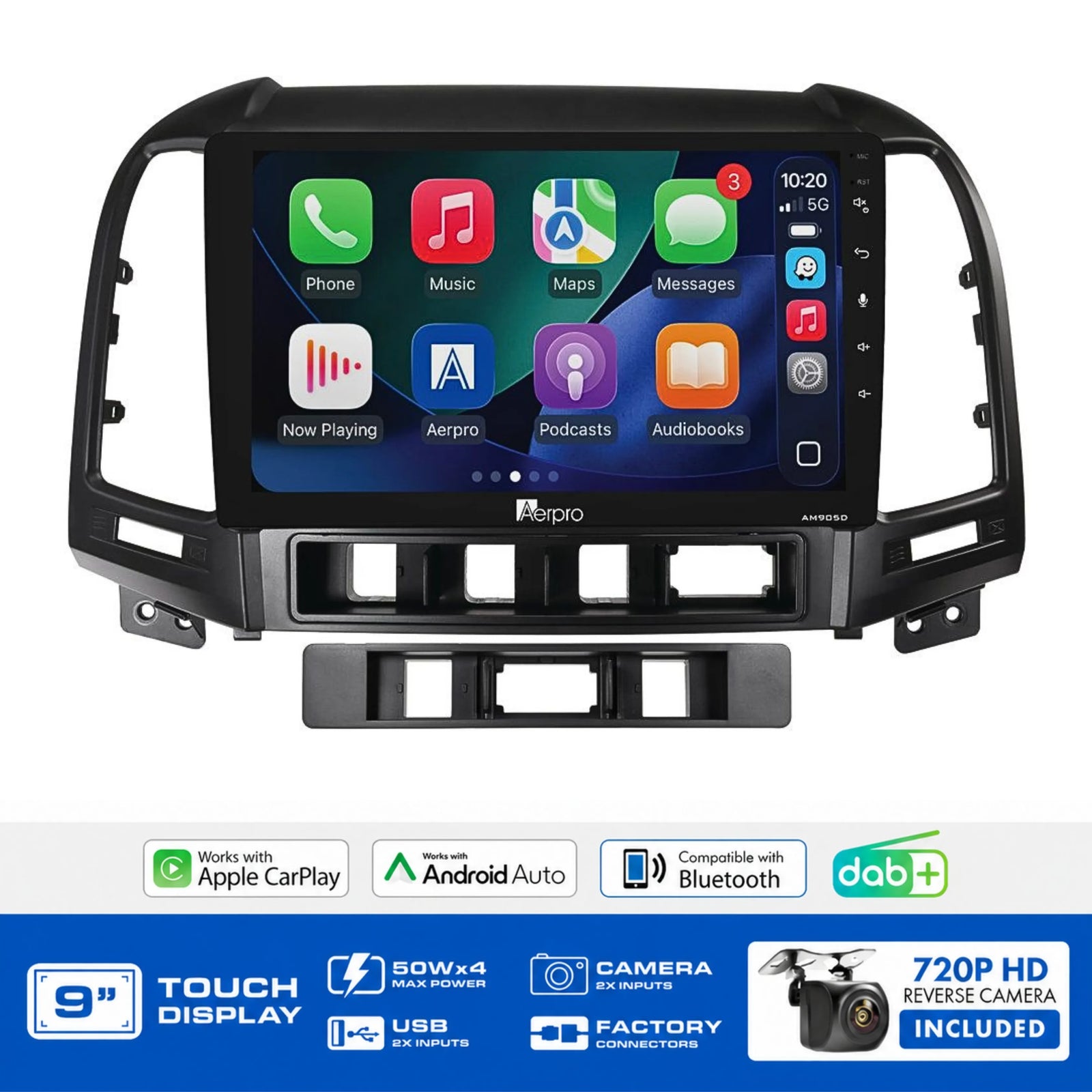 Aerpro AMDHY19 Hyundai Santa Fe 2006-2009 9