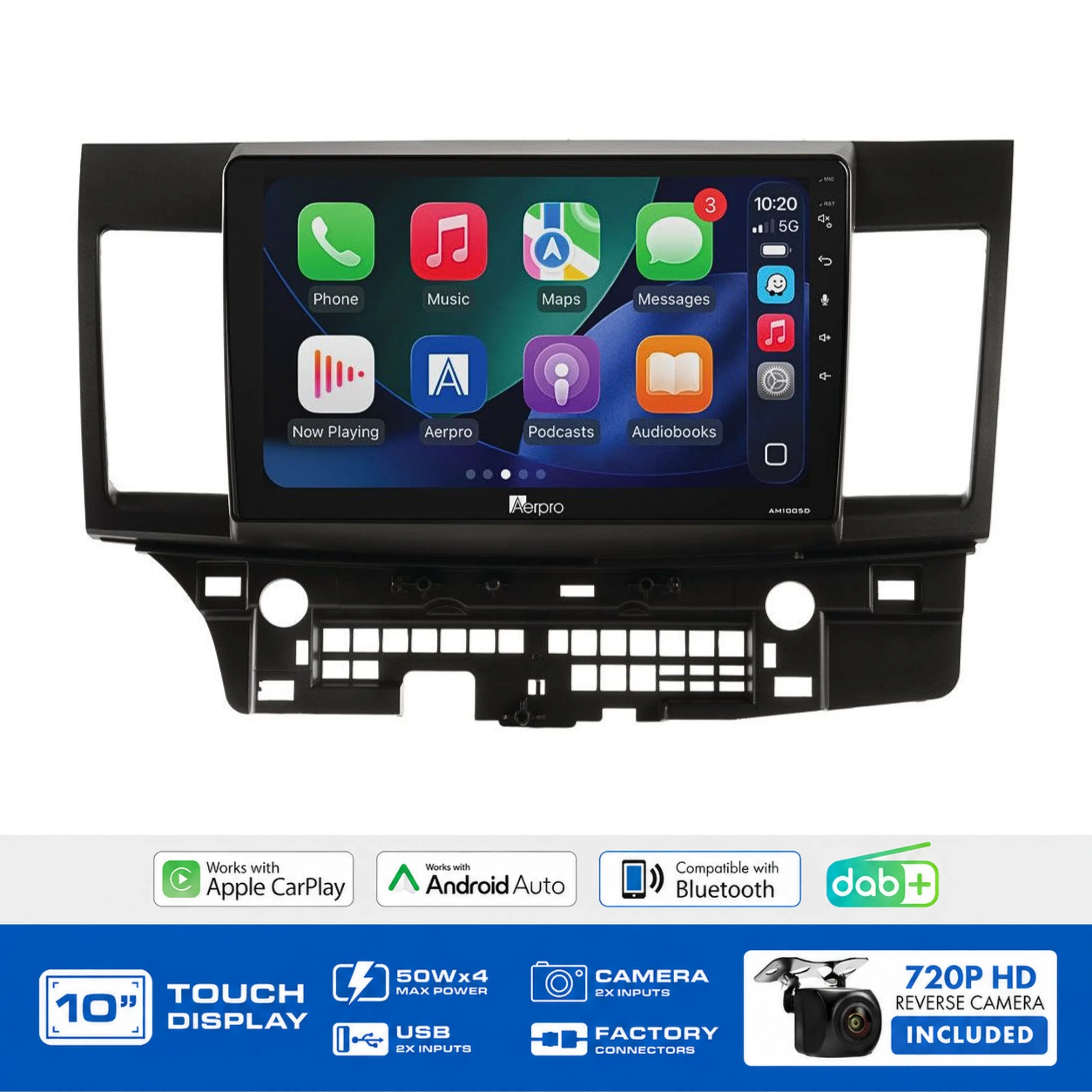 Aerpro AMDMB5 10" Multimedia Receiver Mitsubishi Lancer 10-17