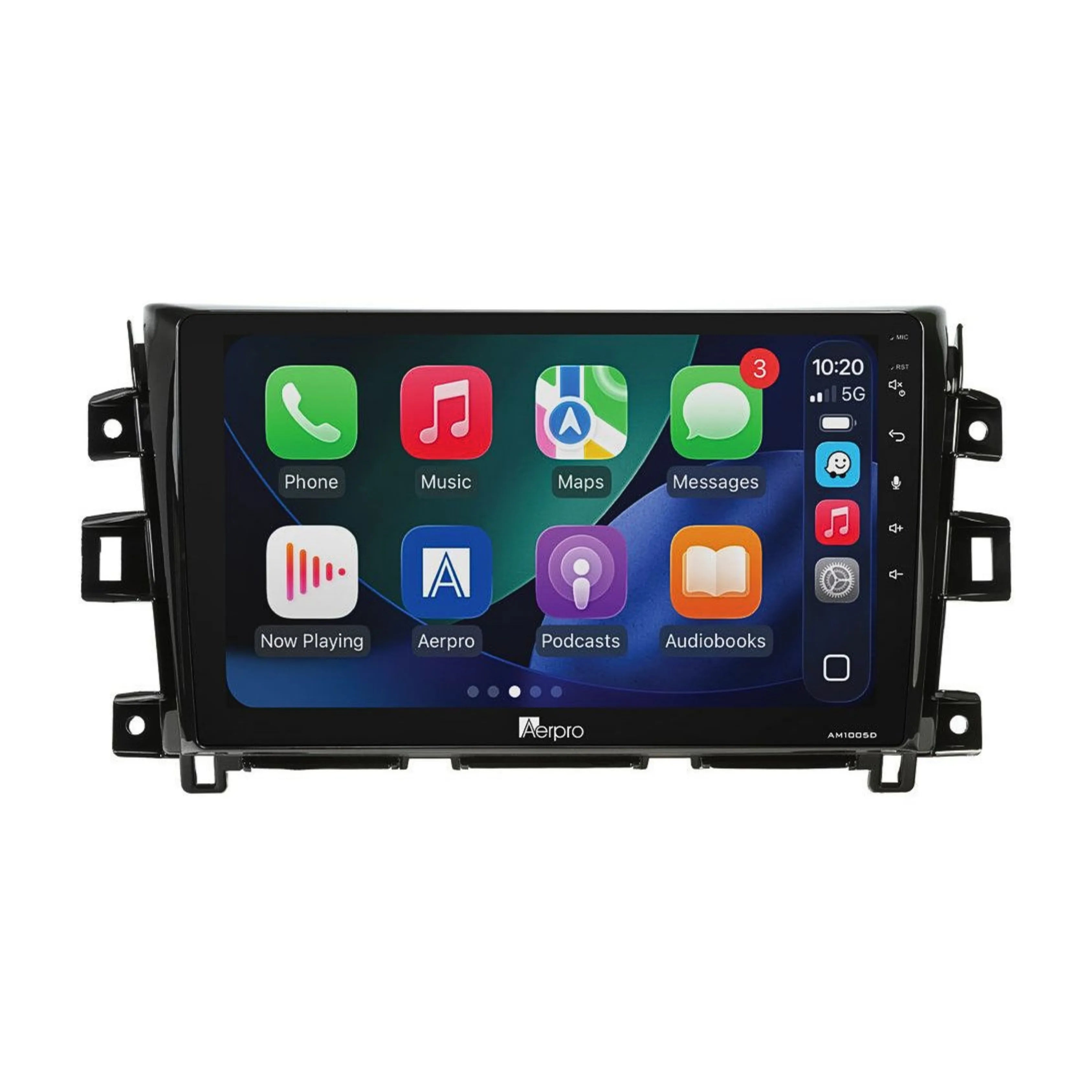 Aerpro AMDNI15 10" Multimedia Receiver Navara 360 Cam 2019-23