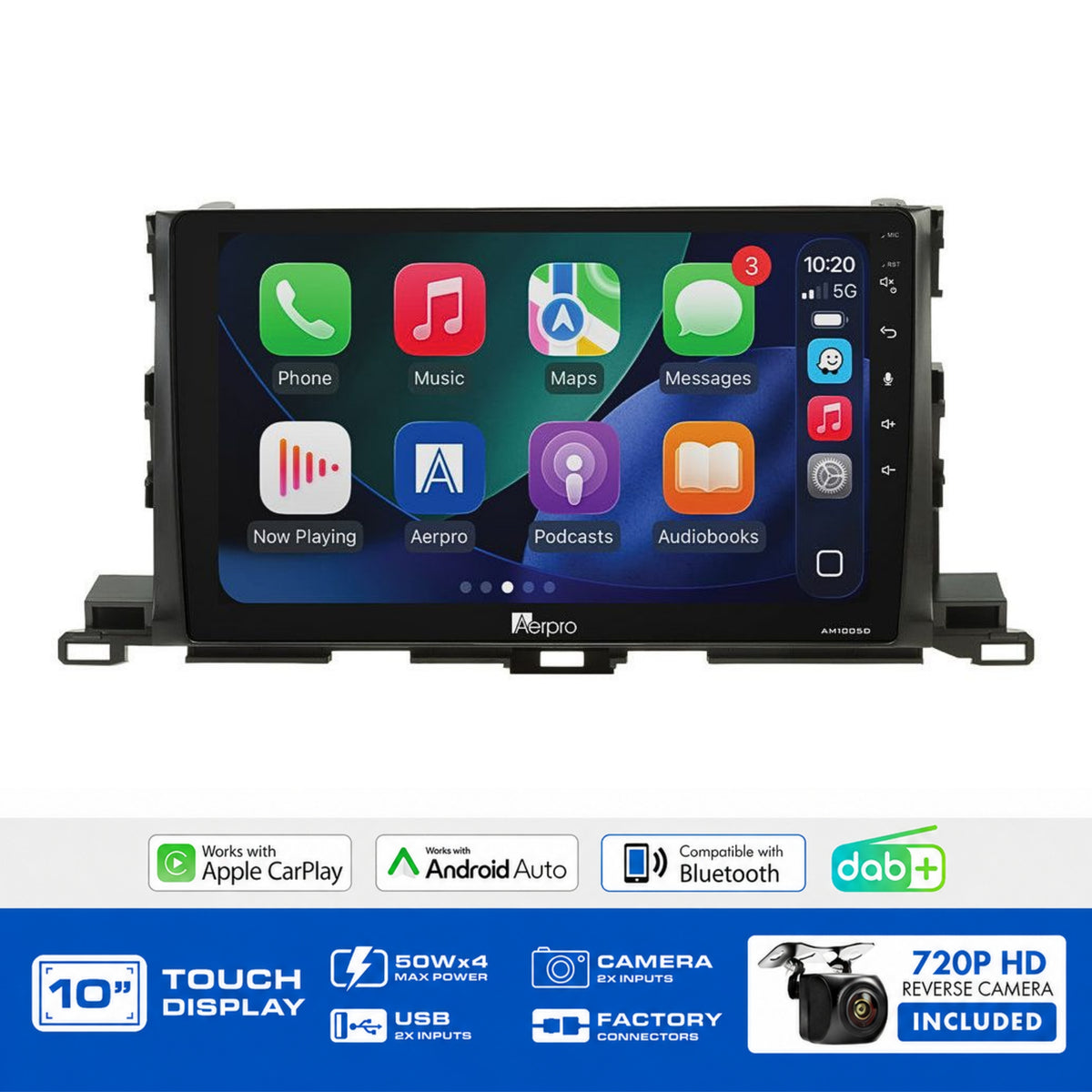 Aerpro AMDTO38 Toyota Kluger 2014-2019 10