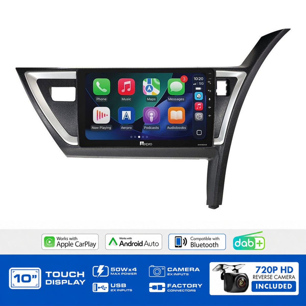 Aerpro AMDTO39 Toyota Corolla Hatch 2012-2015 10
