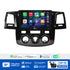 Aerpro AMDTO9 9" Wireless CarPlay Android Auto DAB+ Toyota Hilux 2005-2011 With SWC