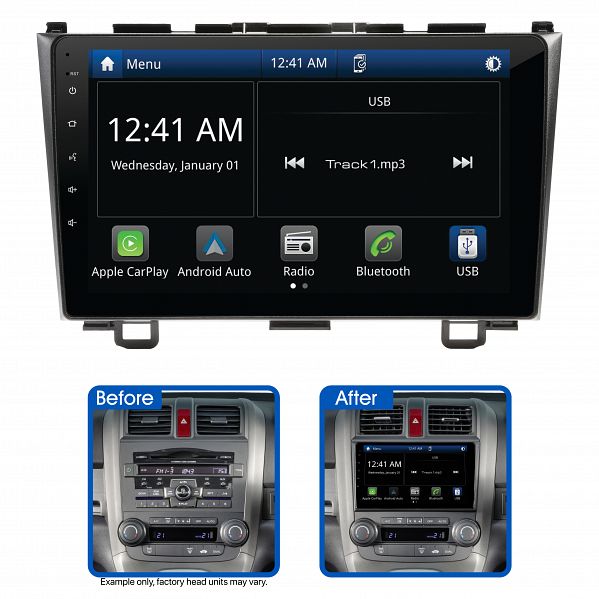Aerpro AMHO1 9" Multimedia Receiver Suit Honda CRV 2007 - 2011