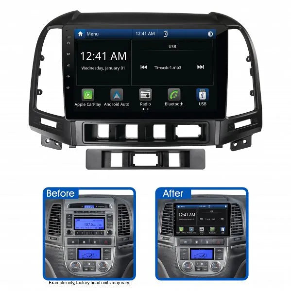 Aerpro AMHY5 9" Multimedia Receiver Suit Hyundai Santa Fe 2009 - 2012