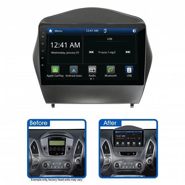 Aerpro AMHY9 9" Multimedia Receiver Suit Hyundai iX35 2009 - 2013