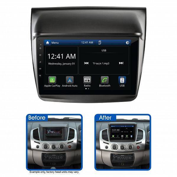 Aerpro AMMB3 9" Multimedia Receiver Suit Mitsubishi Triton GLX-R 2012 - 2014 & Challenger 2012 - 2013