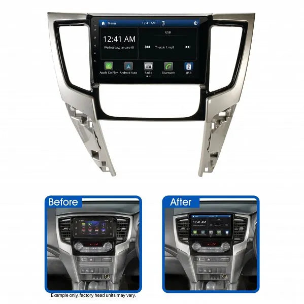 Aerpro AMMB30 9 inch wireless CarPlay multimedia receiver for Mitsubishi Triton