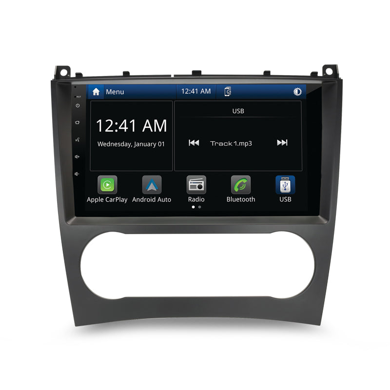 Aerpro AMMC4 9" Multimedia Receiver Suit Mercedes C-Class 2004 - 2006 & CLC 2008 - 2011 (Non-Amplified)