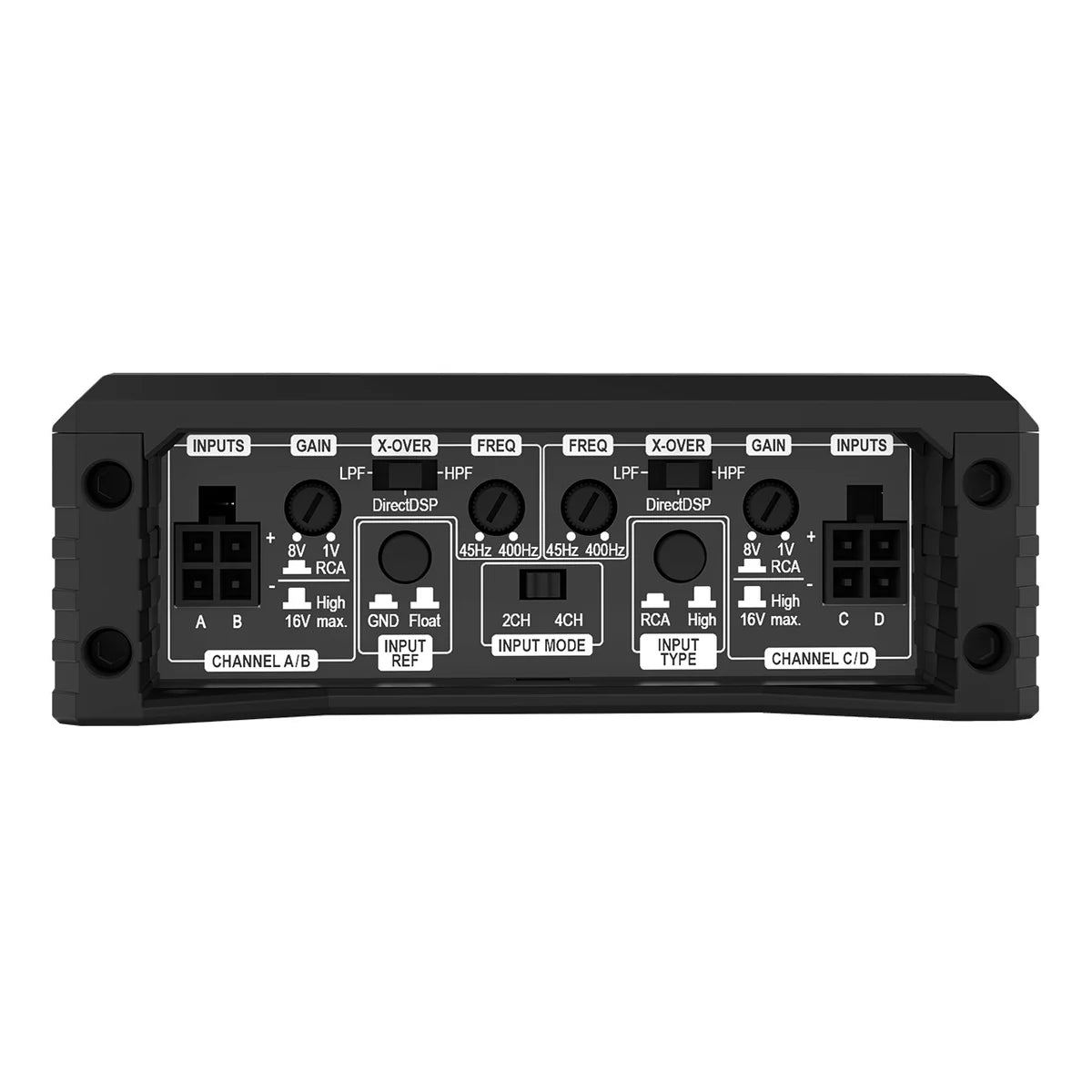 Helix Amplify 204 X-Over 4-Channel Class D Amplifier 380W Bridged