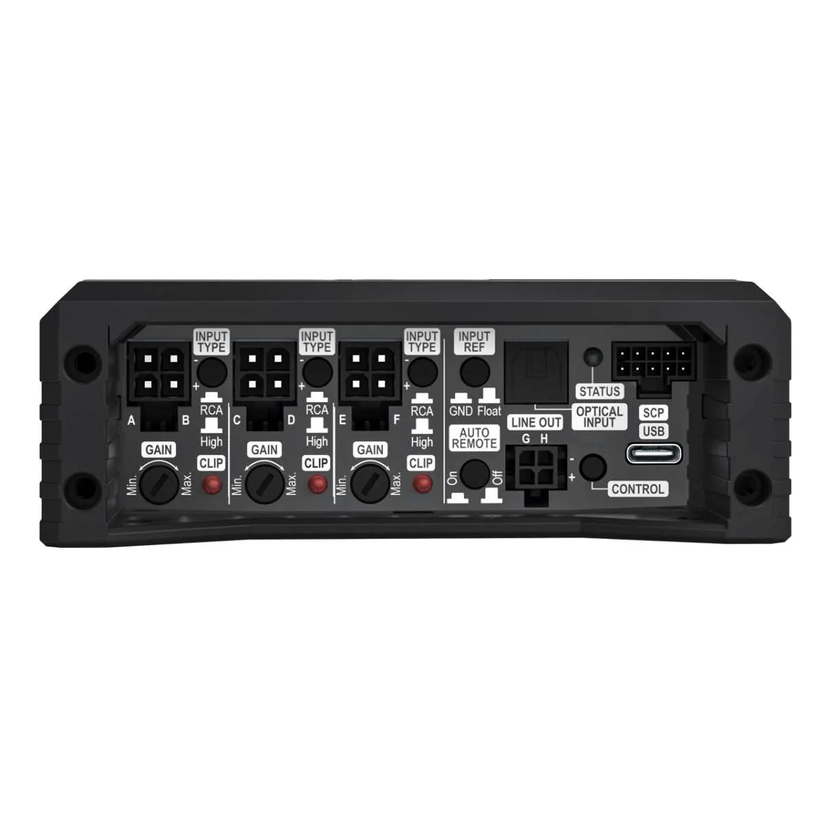 Helix AMPLIFY 206 DSP 6 Channel Bridgeable Class D Amplifier with 8 Channel DSP