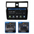 Aerpro AMSZ1 10" Multimedia Receiver Suit Suzuki Swift 2005 - 2010