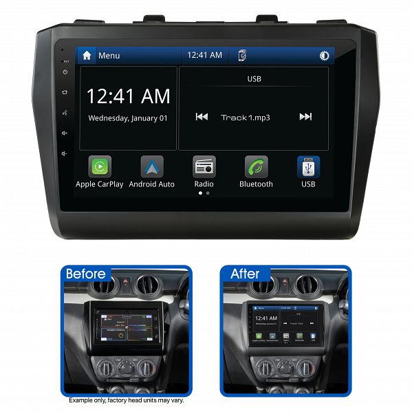 Aerpro AMSZ6 9" Multimedia Receiver Suit Suzuki Swift 2017 - ON