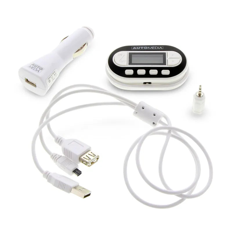Automedia AMTC FM Transmitter & USB Charger