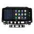Aerpro AMTCHY19 12.3 inch screen running Android Auto split screen with a map