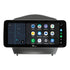 Aerpro AMTCHY21 12.3 inch screen running Android Auto split screen with a map