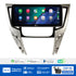 Aerpro AMTCMB27 feature graphic listing wireless CarPlay, Android Auto, DAB+ and the included camera