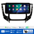 Aerpro AMTCMB8 feature graphic listing wireless CarPlay, Android Auto, DAB+ and the included camera