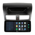Aerpro AMTCMZ1 12.3 inch screen running Android Auto split screen with a map