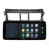 Aerpro AMTCTO15 12.3 inch screen running Android Auto split screen with a map