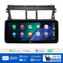 Aerpro AMTCTO15 feature graphic listing wireless CarPlay, Android Auto, DAB+ and the included camera