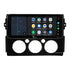 Aerpro AMTCTO32 12.3 inch screen running Android Auto split screen with a map