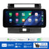 Aerpro AMTCTO41 feature graphic listing wireless CarPlay, Android Auto, DAB+ and the included camera