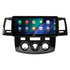 Aerpro AMTCTO49 12.3 inch head unit for HiLux 2005-2011, showing Apple CarPlay