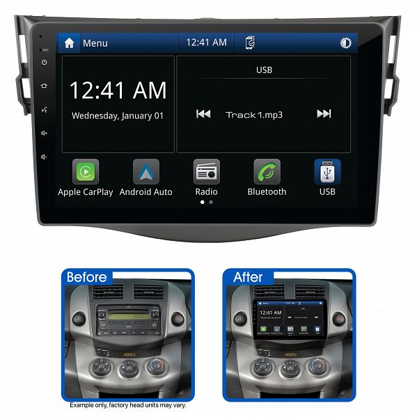 Aerpro AMTO16 9" Multimedia Receiver Suit Toyota RAV4 2006 - 2011 (Non-Amplified)