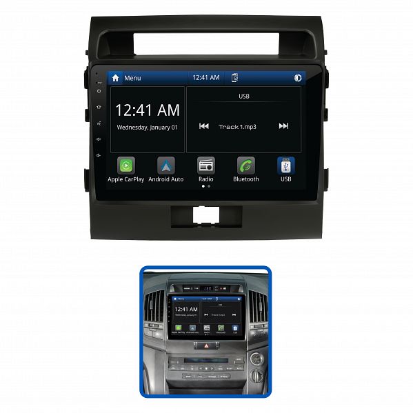 Aerpro AMTO41 10" Multimedia Receiver Suit Toyota Landcruiser 200 Series 2007 - 2011 (No SWC)