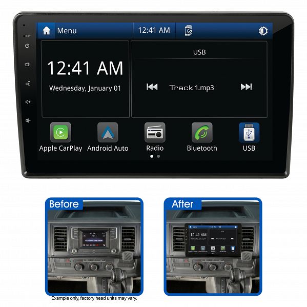 Aerpro AMVW2 10" Multimedia Receiver Suit Volkswagen Various Models