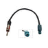 CAC ANFA3 Fakra Antenna Adapter Compatible With Volkswagen VW Alfa Romeo BMW Ford Jeep Dodge Chrysler Holden Landrover SAAB Jaguar Mazda Mercedes Mini Cooper Opel Porsche Renault