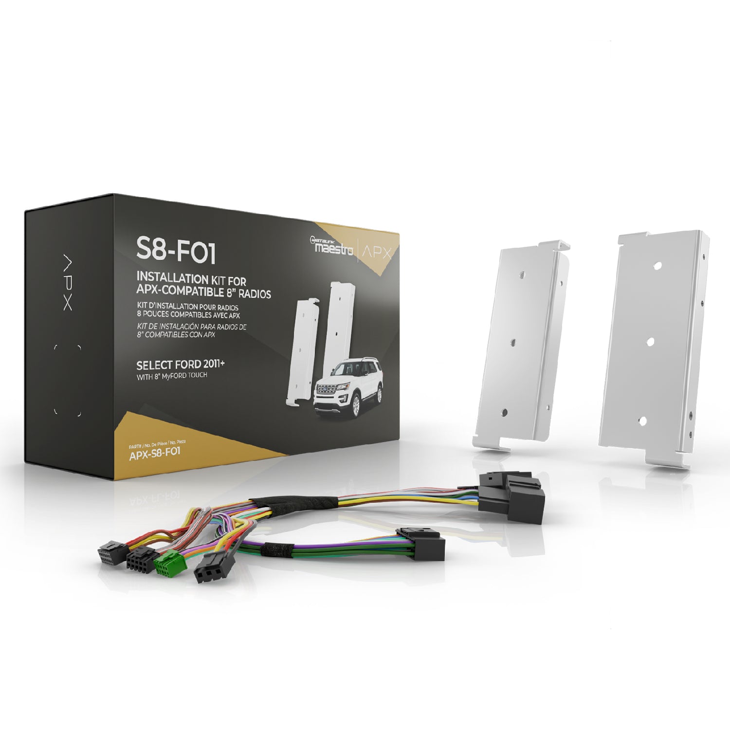 iDatalink Maestro APX-S8-F01 | APX 8″ Installation Kit | For Select Ford Vehicles