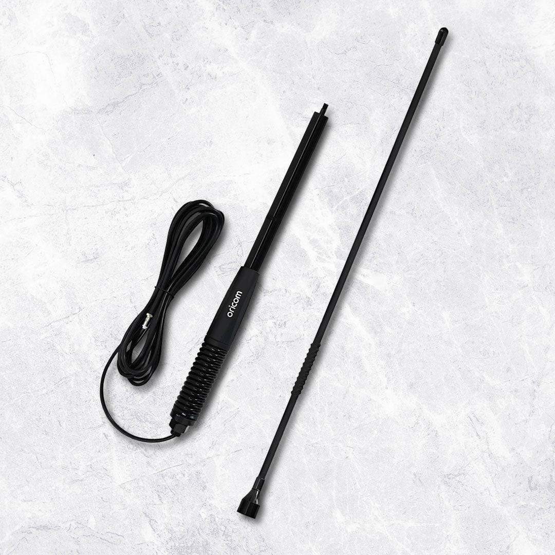 Oricom ANU1106 | UHF CB Antenna | 2-in-1 All-Terrain For Low/High Gain (3dbi/6.5dbi)