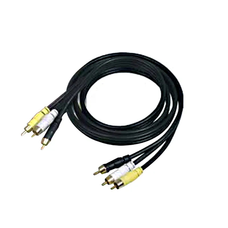 Aerpro AP15YWB 1.5M A/V Lead Yellow/Black/White RCA 3M-3M Plugs
