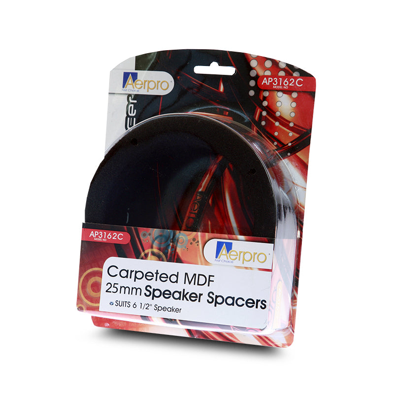 Aerpro AP3162C 6.5" MDF Black Speaker Spacers