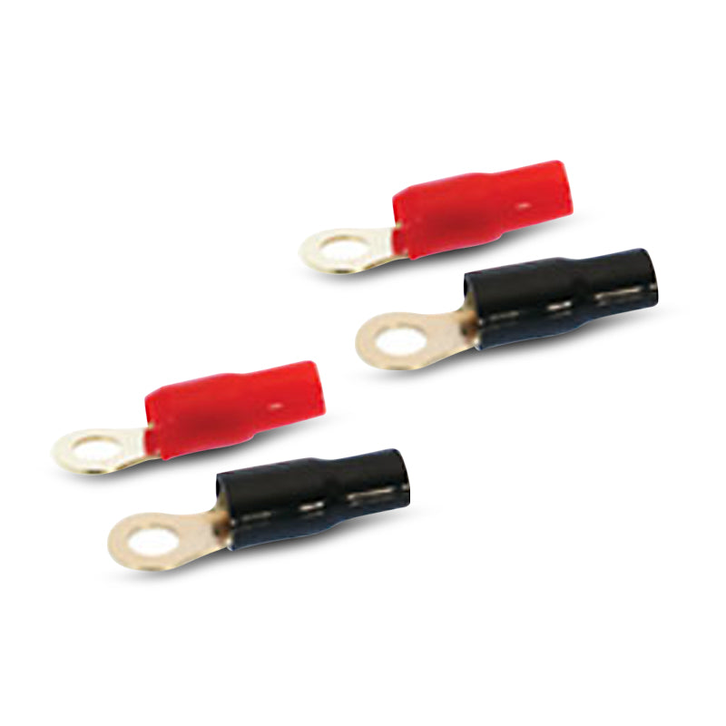 Aerpro AP4GRT 4 Gauge Ring Terminal - 2 Red / 2 Black