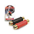 Aerpro AP622 Female to Female RCA Socket 1 Red / 1 Blue