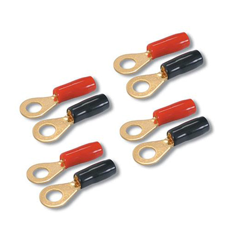 Aerpro AP702 8 Gauge Ring Terminal - 12 Pieces