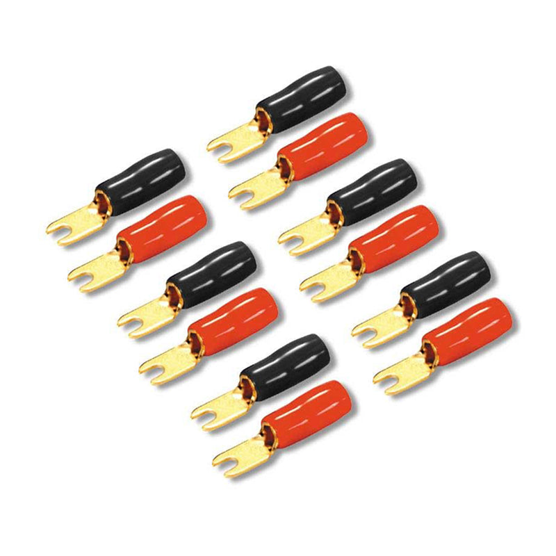 Aerpro AP707 8 Gauge Fork Terminal - 12 Pieces