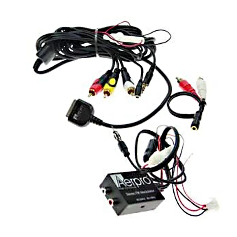 Aerpro AP7482 FM Modulator With iPod Integration & Video Output