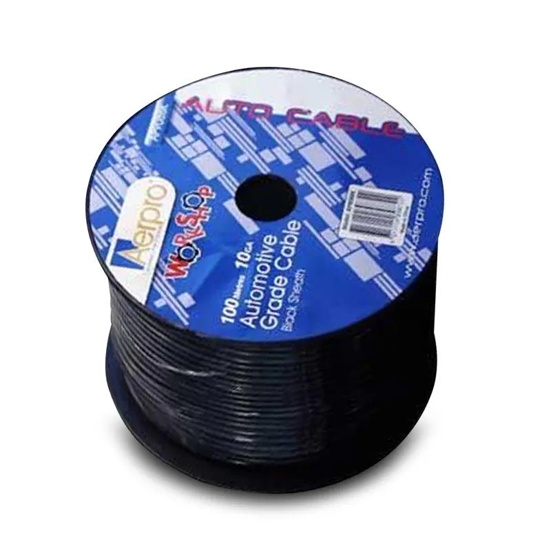Aerpro AP908BK 100m 10GA Auto Cable Black