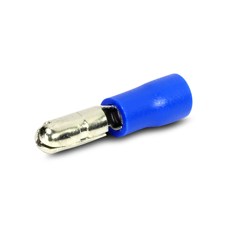 Aerpro APBM4B 4mm Male Bullet Terminal Blue - 100pcs