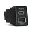 Aerpro APCCIZ1 | Dual USB-C PD36W & USB-A QC3.0 Charger for Holden & Isuzu (22.5x33.5mm)