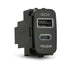 Aerpro APCCMT4 dual USB charger with USB-C PD36W and USB-A QC3.0 for Mitsubishi vehicles
