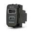 Aerpro APCCMT4| Dual USB-C PD36W & USB-A QC3.0 Charger to Suit Mitsubishi (19.5x36.5mm)