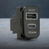 Aerpro APCCMT4| Dual USB-C PD36W & USB-A QC3.0 Charger to Suit Mitsubishi (19.5x36.5mm)